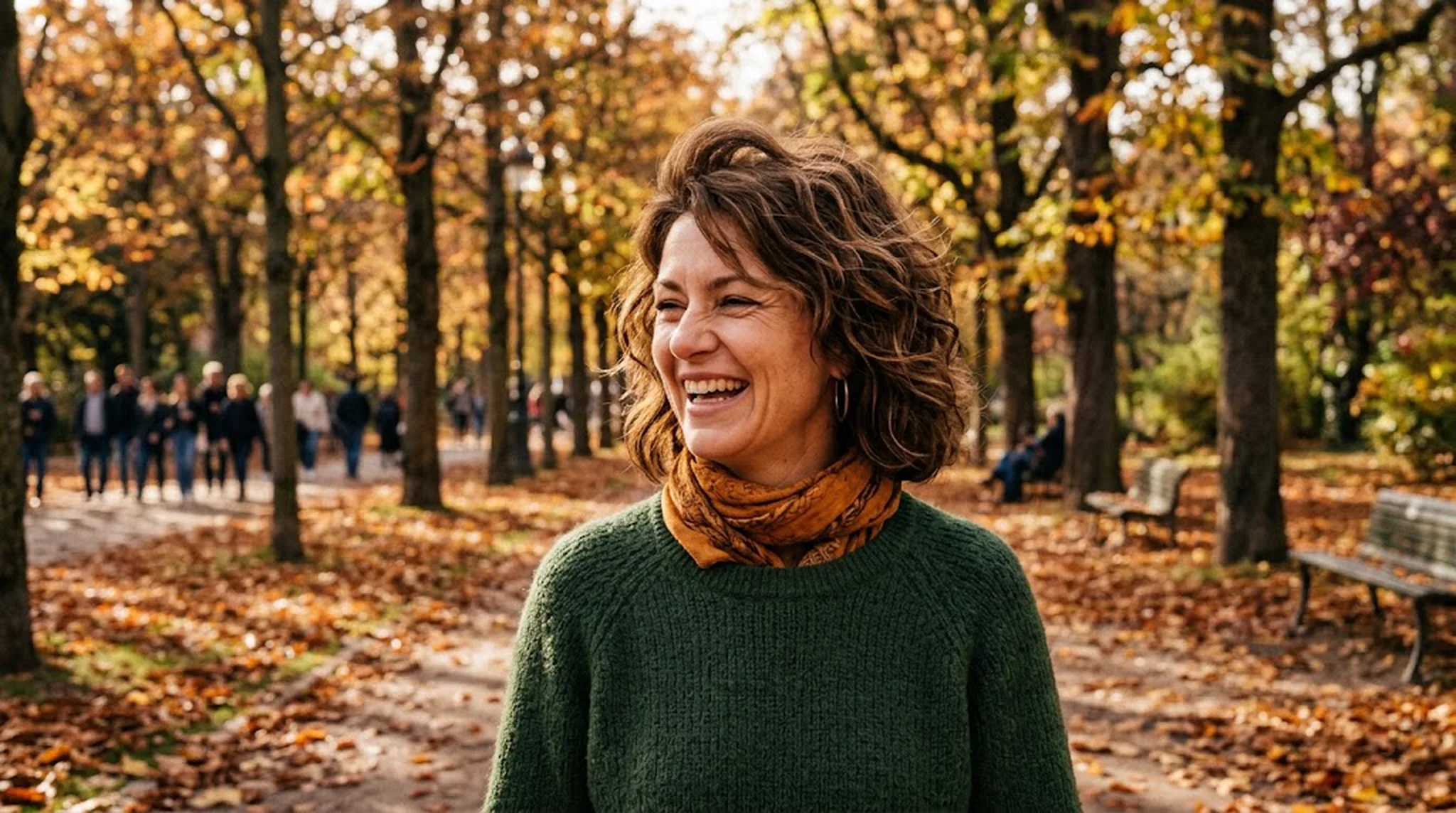 Półkrótkie fryzury damskie 2026 – najmodniejsze cięcia, które nie wymagają ciągłego układania Shaggy bob do ramion na falowanych gęstych włosach