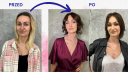 Metamorfoza z blondu na brąz – spektakularna zmiana Alicji analiza kształtu twarzy